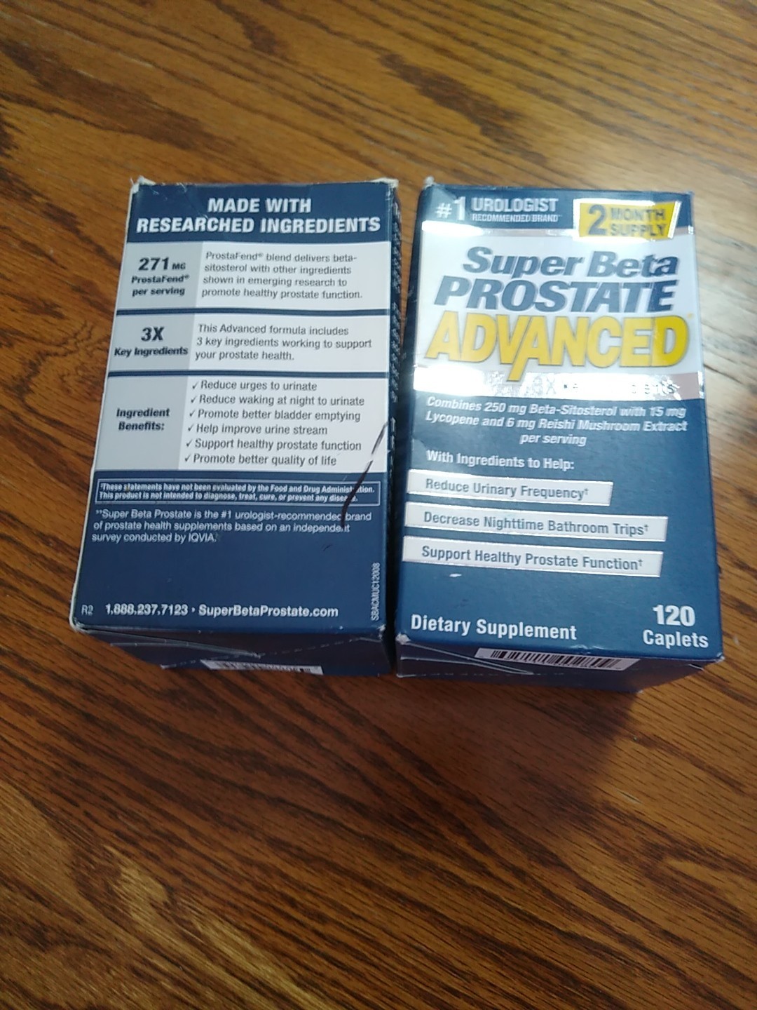 (2 )~Pack Super Beta Prostate Advanced Supplement 2×120 Cap (240) Exp 01/27