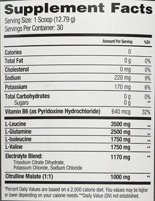 Xtend BCAA Orignial Sugar Free Post Workout 30 servings