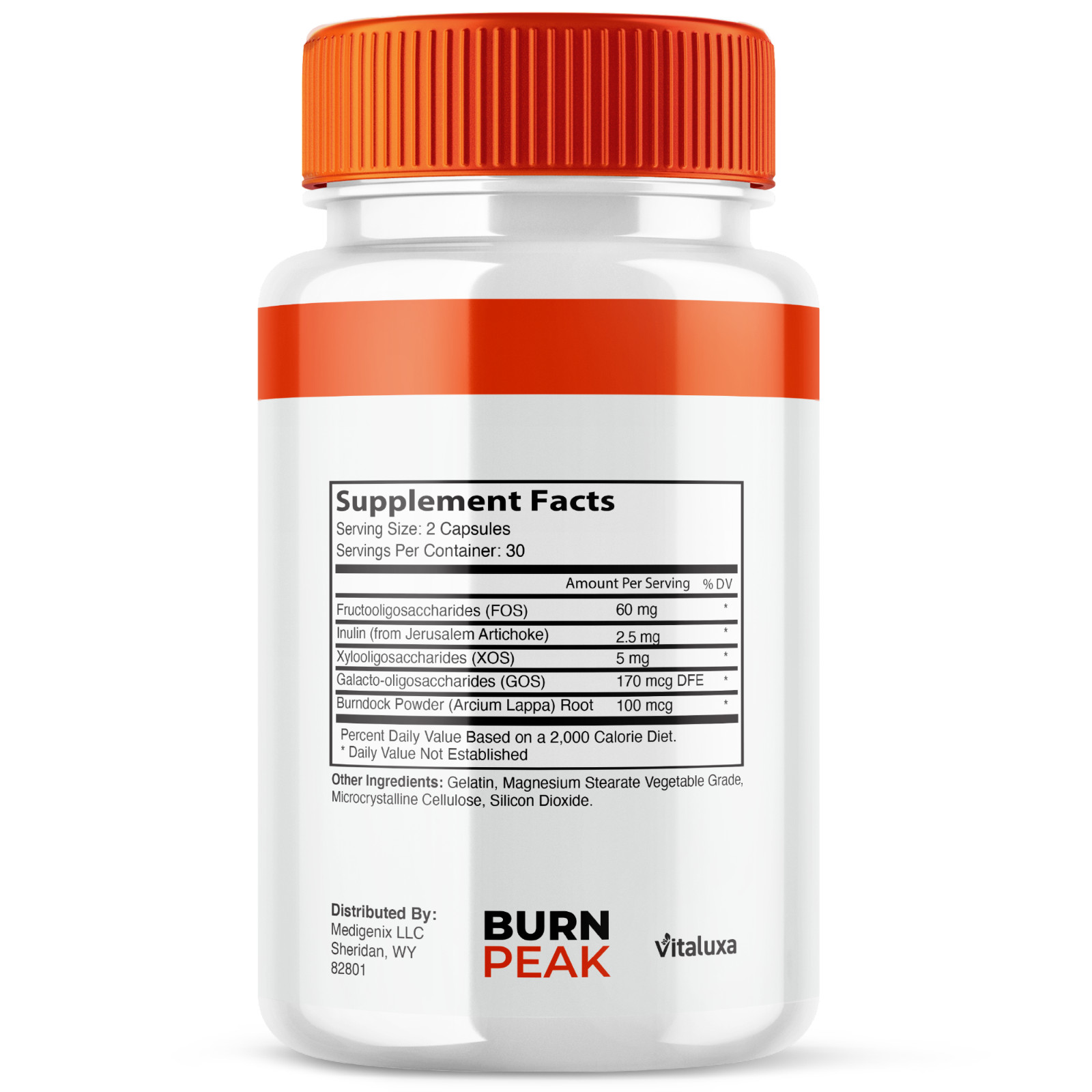 (3 Pack) Burn Peak for Advanced Weight Loss, Fat-Burner Formula (180 Capsules)