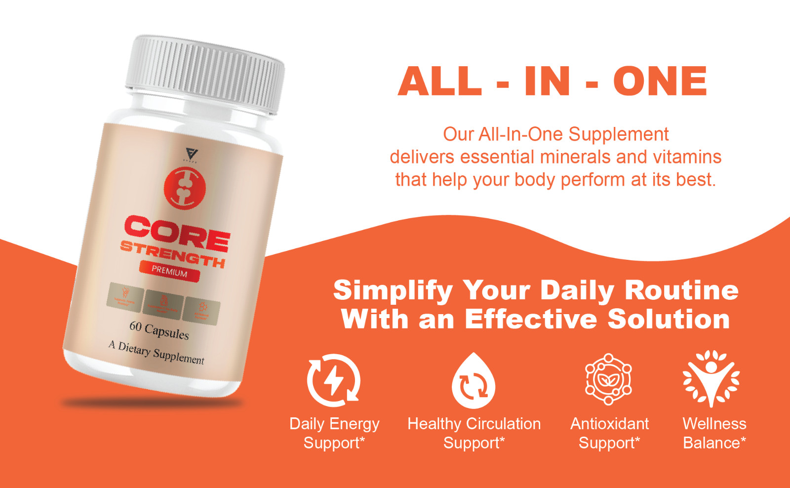 Core Strength Supplement, Core Strength Joint Capsules (60 Capsules)