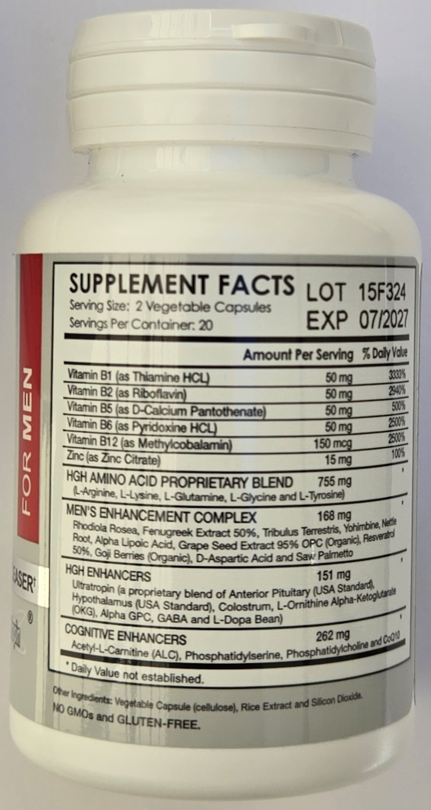 GH Hormone Boosting Product For Men – Capsules All Natural, Safe Effective Works