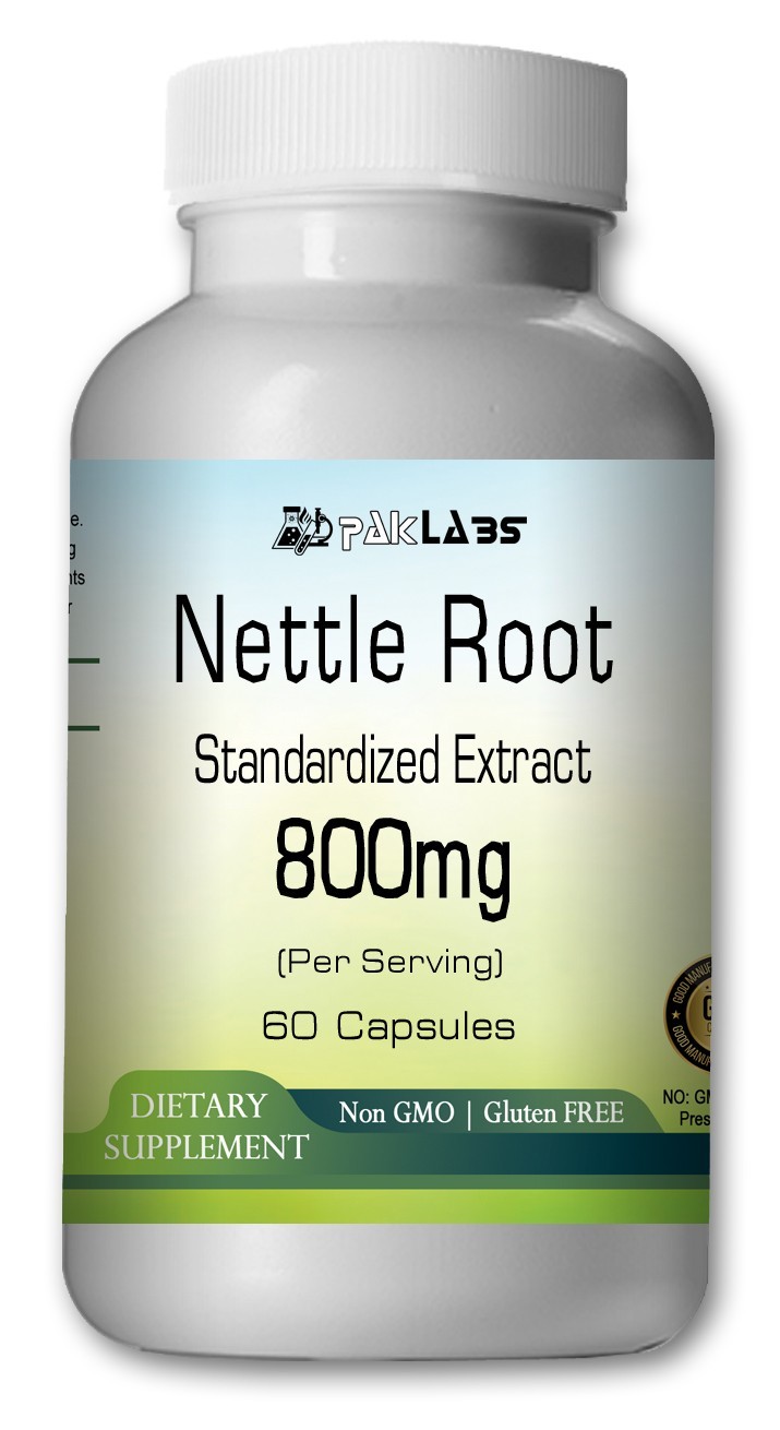 Stinging Nettle Root Extract 800mg Serving – by Paklabs –