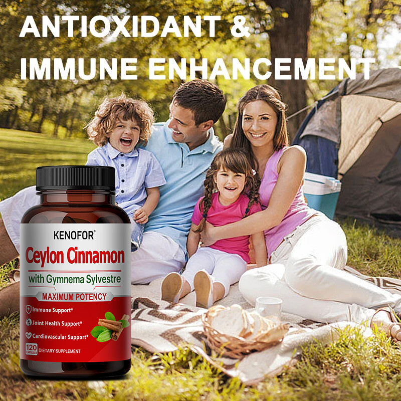 Ceylon cinnamon 3000 mg – lowers blood sugar, regulates fat, blood sugar 120Caps
