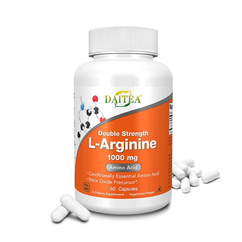 L-Arginine Arginine 1000mg Caps Anabolic Anticatabolic Nitric Oxide Precursor