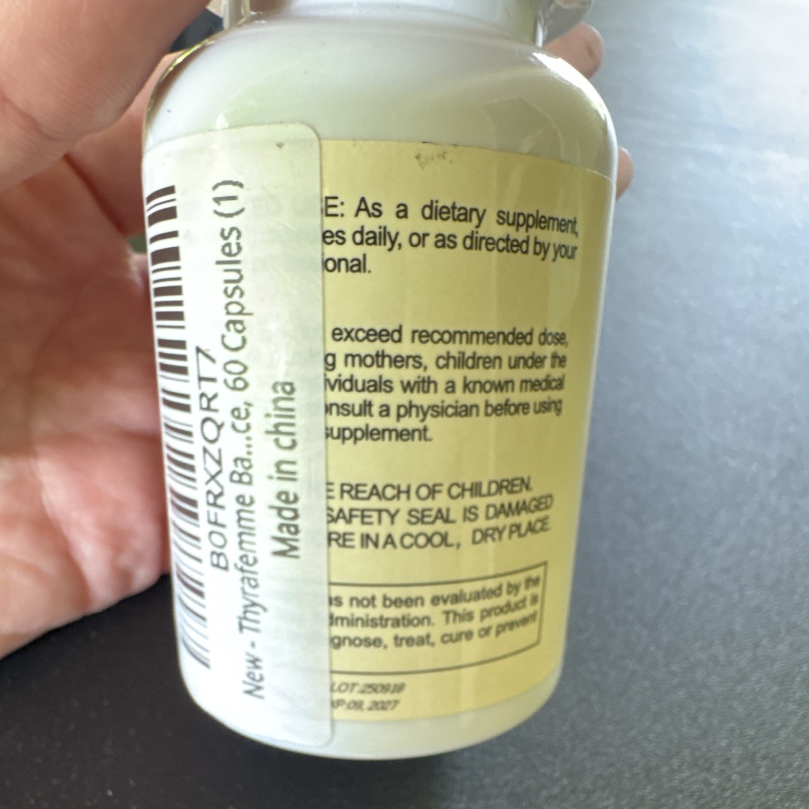 Balance Thyroid Support Dietary Supplement 60 Capsules Exp 09/2027