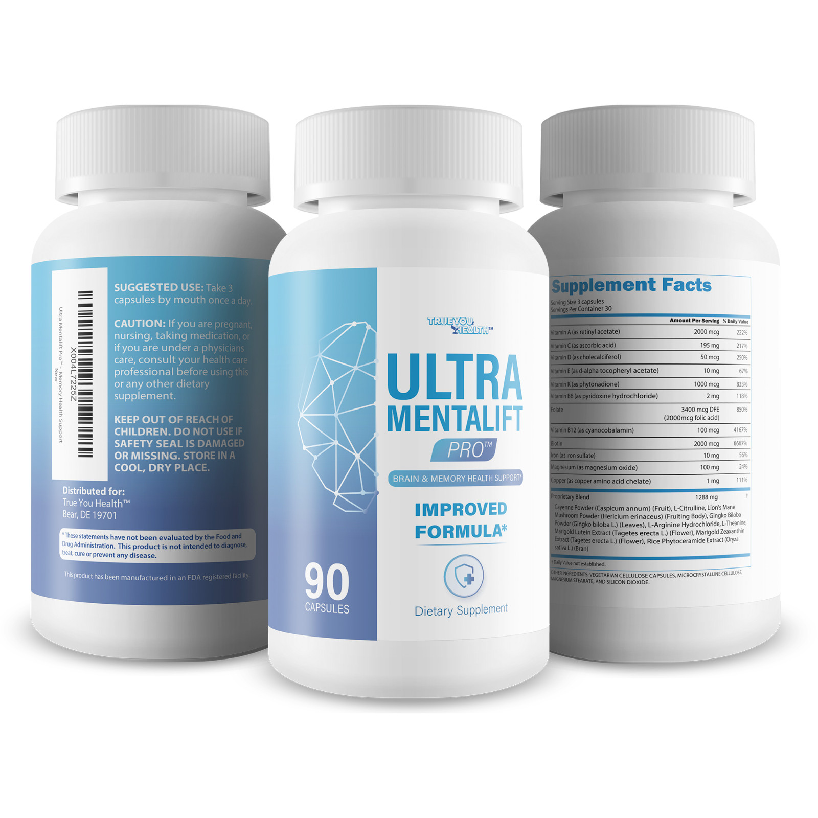 Ultra Mentalift Pro – Our Best Brain Focus and Memory Supplements