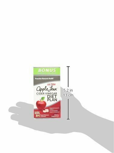 Ultra Apple Lean Cider Vinegar Diet Plan Rapid Release Capsules 101 Count 2 Pack