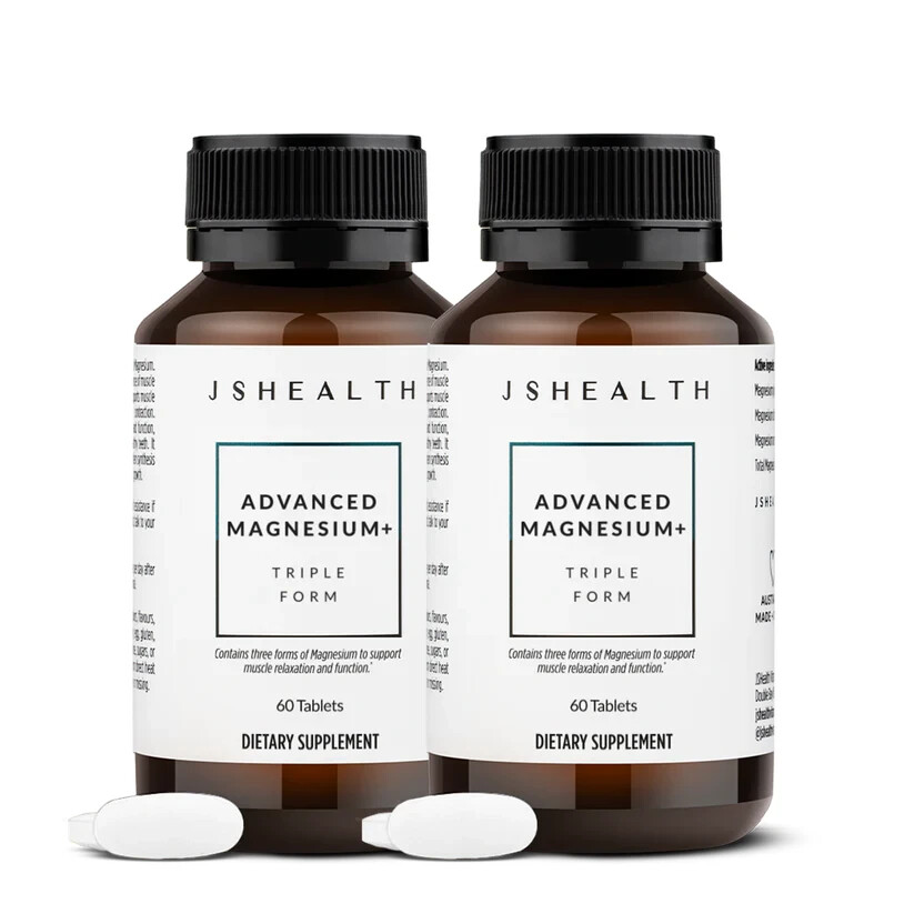 (2 Pack) JSHealth Vitamins Advanced Magnesium Supplements – 120 Tablets