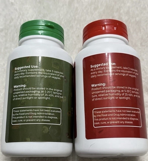 New Himiyer 2PK Fruits+Veggies Whole Foods Supplements 90 capsules exp 12/27