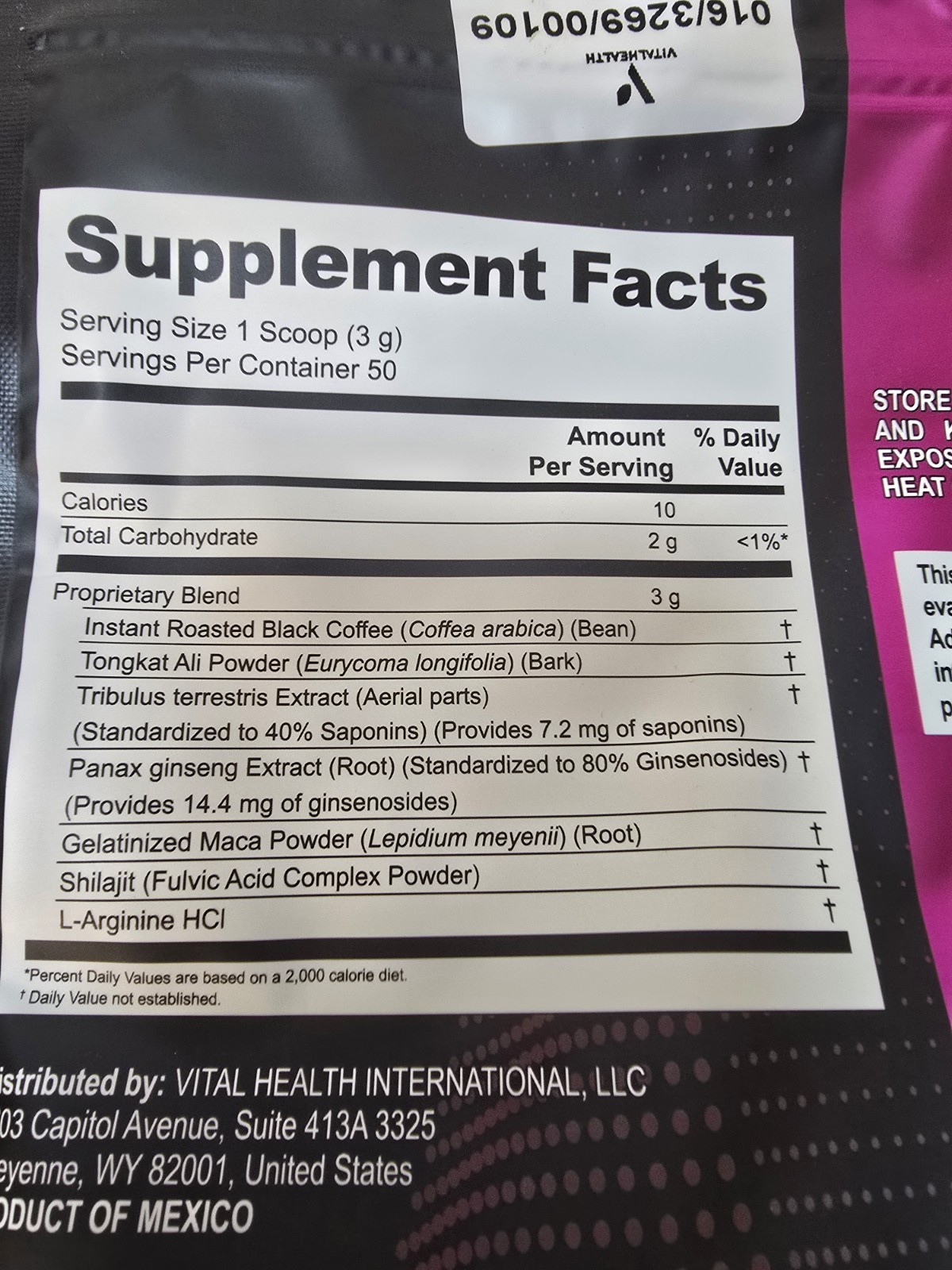 VitalHealth V-Lovkafe Hormone Support Dark Roast Coffee Powder 5.30 oz