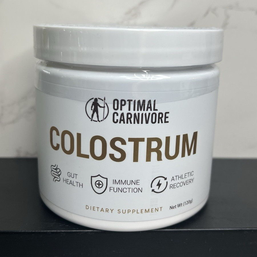 Optimal Carnivore Colostrum Grass-Fed Powder Unflavored 120g Exp 07/2027