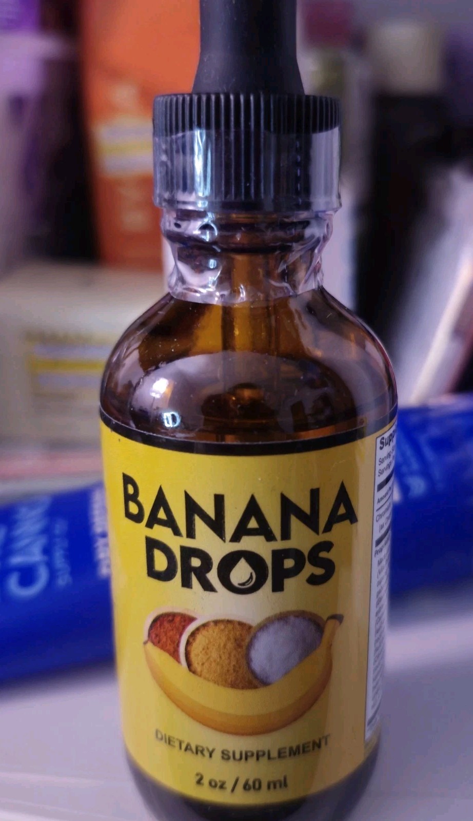 Banana Liquid Drops 60ml Natural Extract Made In USA Genuine Official Weight Los