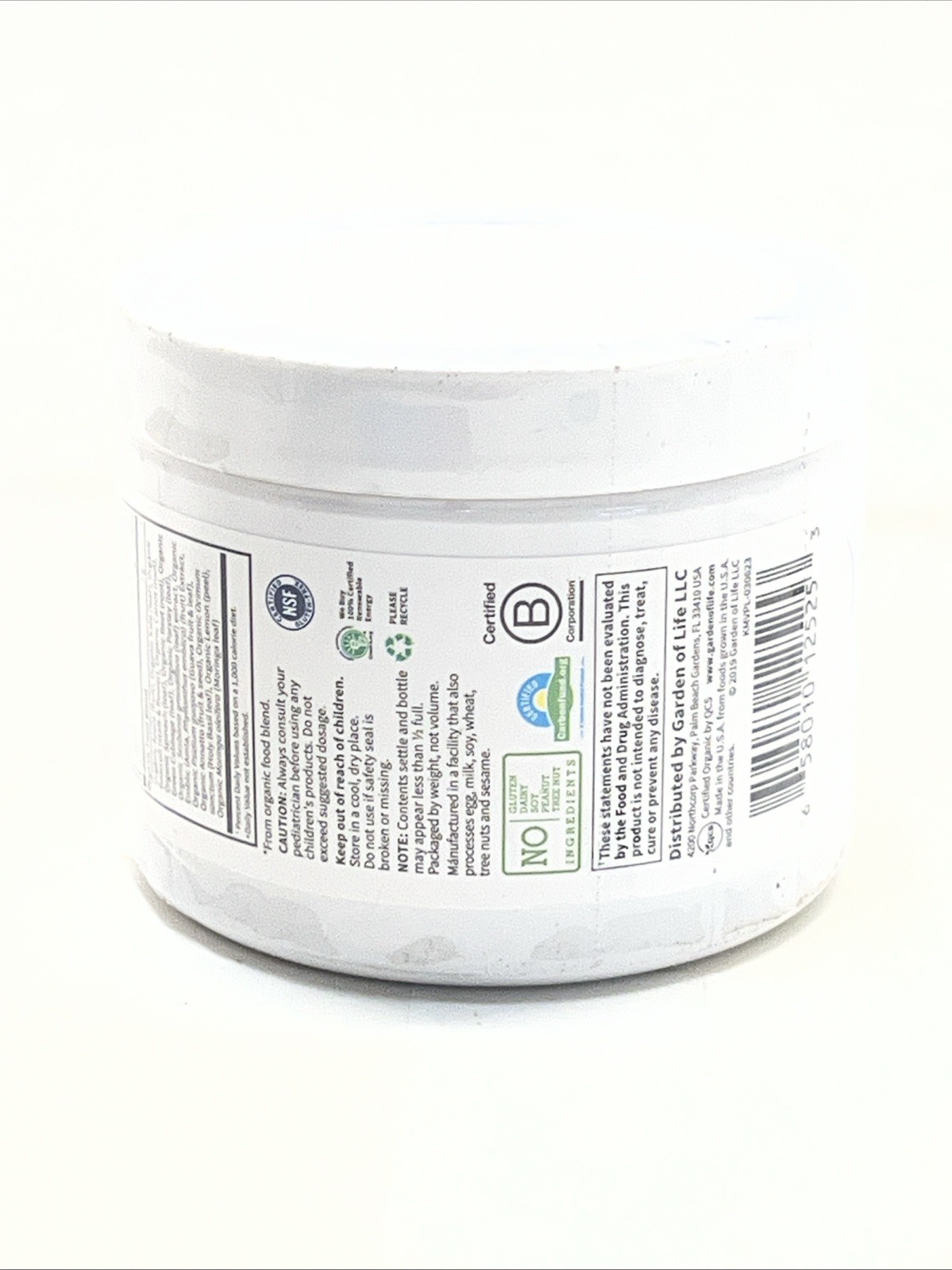 Garden of Life Kids Multivitamin Powder, 2.11 oz (60 g) Exp 12/26