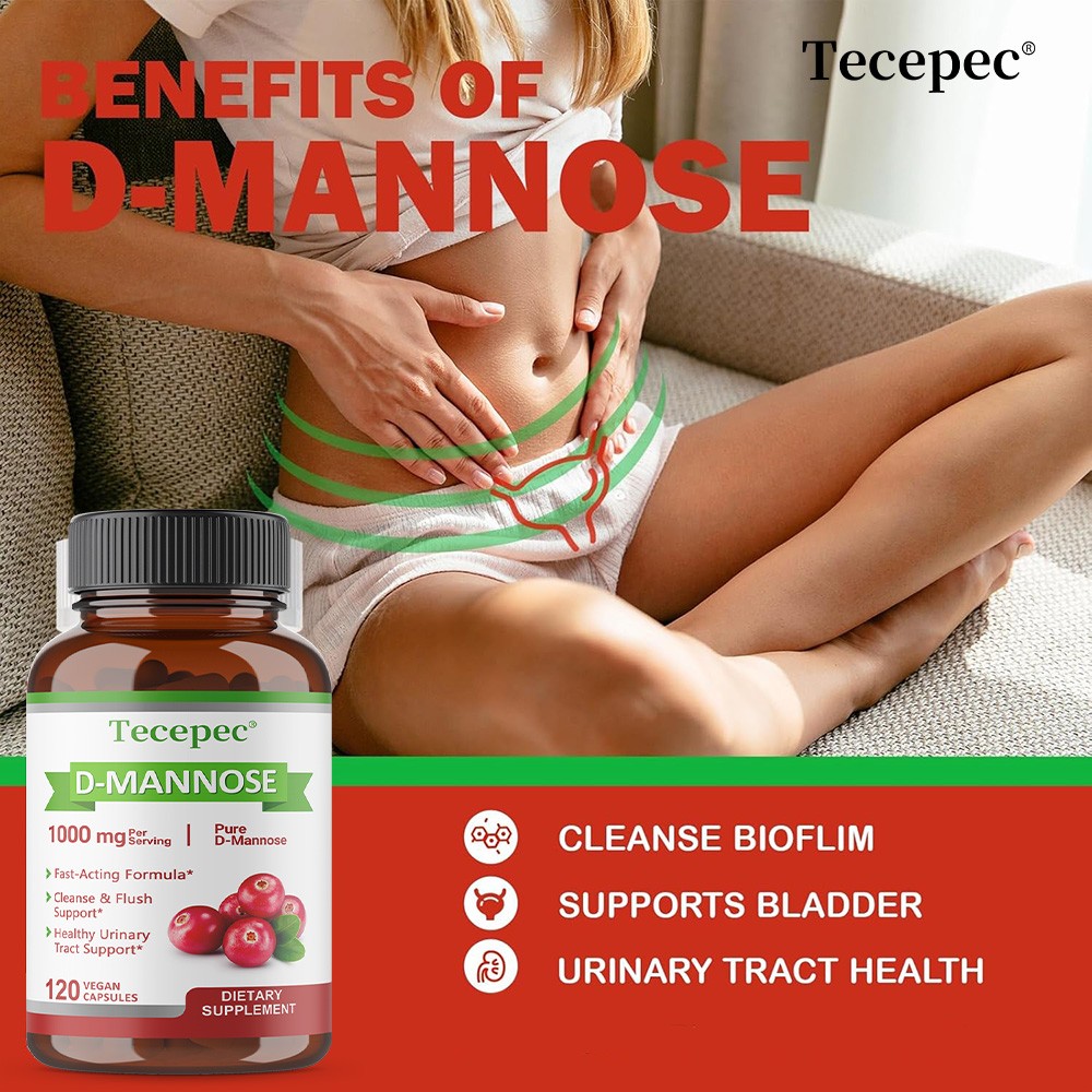 D-Mannose 1000 Mg Capsules,Supports Bladder And Urinary Tract Health
