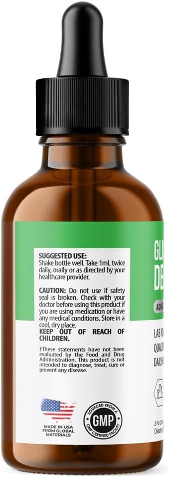 (5 Pack) Gluco Delete Drops, Official GlucoDelete Blood Support Liquid, Gluco