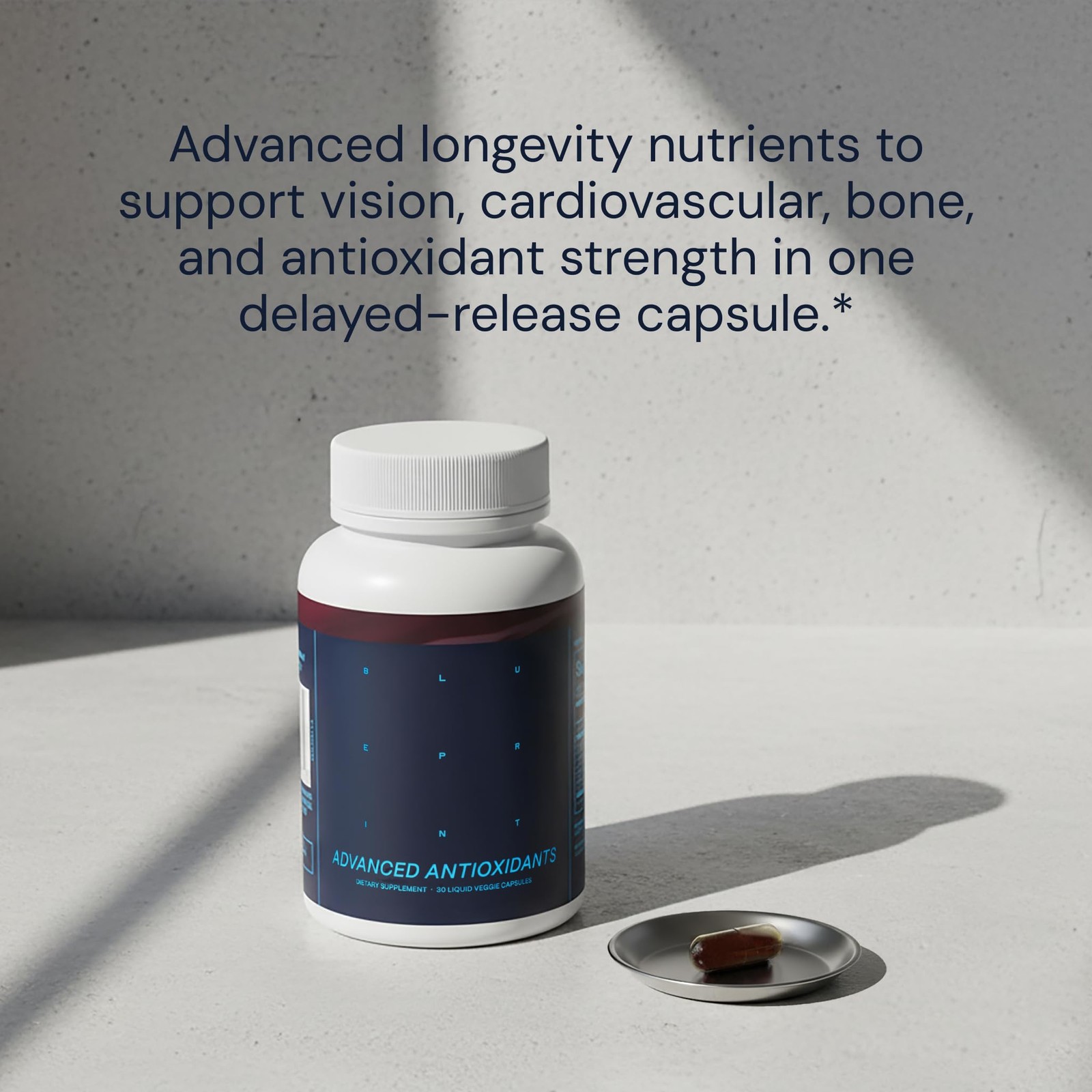 Blueprint Bryan Johnson Advanced Antioxidant Supplement 30 Count (Pack of 1)
