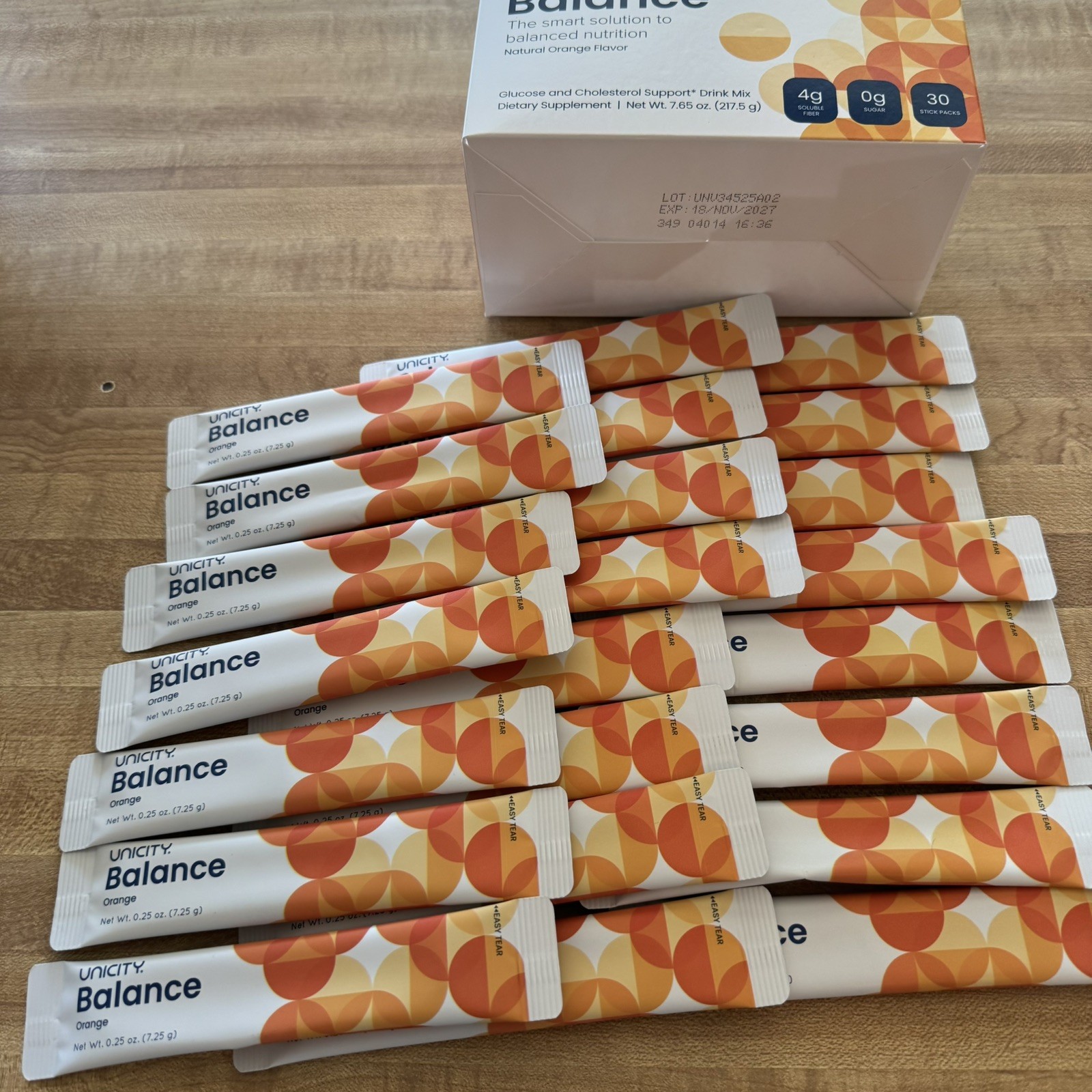 Unicity Feel Great Balance Orange + Unimate Lemon + Unimate Lemon Ginger +Extras
