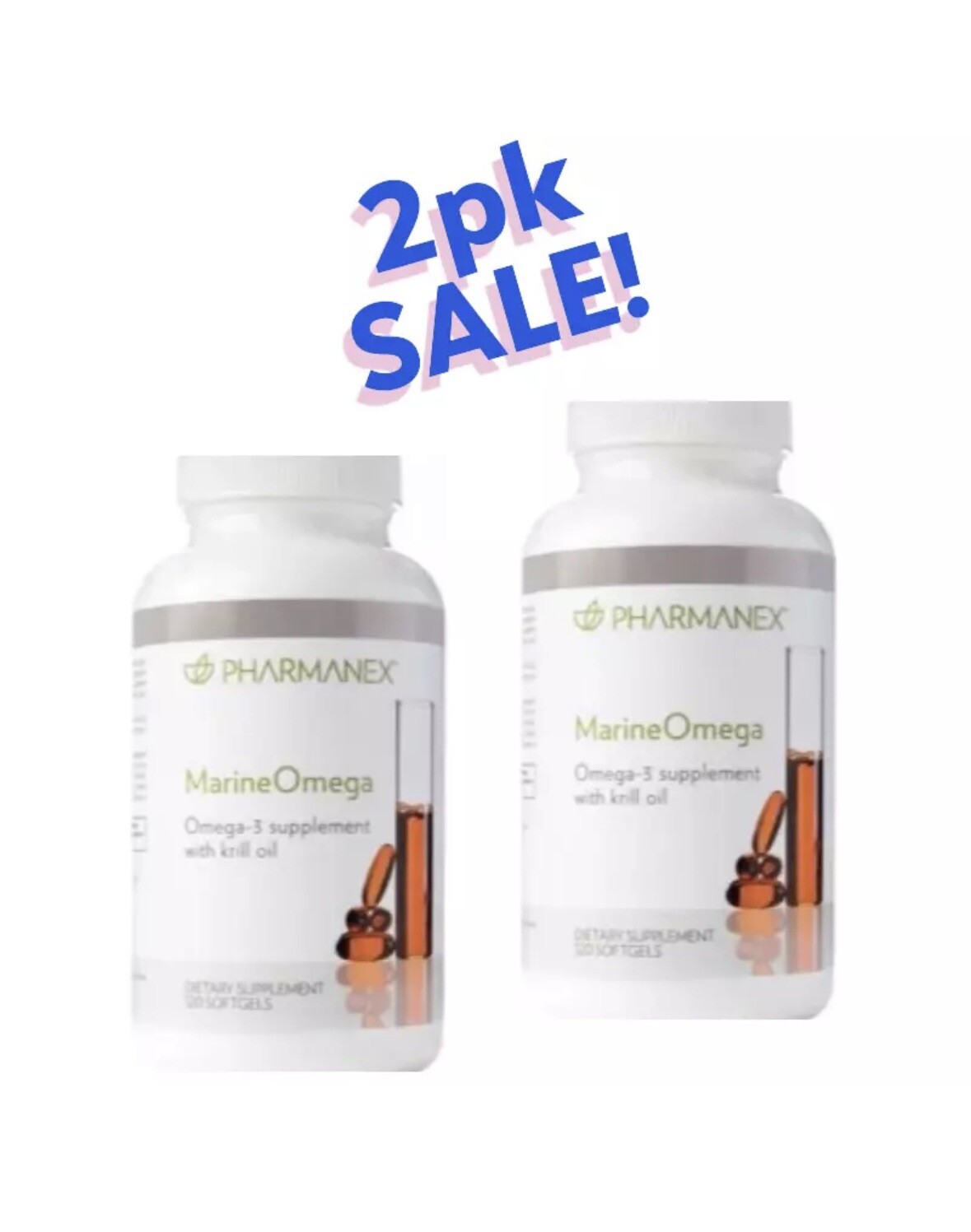 [2pk] Nu Skin NuSkin Pharmanex Marine Omega Exp 11/2025 US SELLER FAST SHIPPING