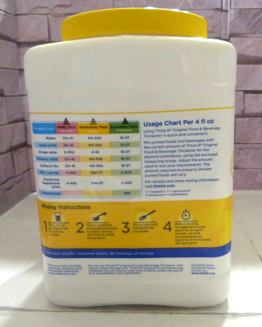 Thick-It Original Food & Drink Thickener Unflavored 36 oz. Canister 01/19/2028