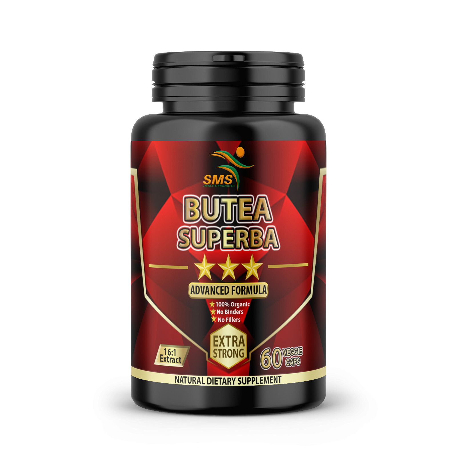 180 Organic Butea Superba Red Kwao Krua 1000mg DAILY Caps Men’s Health