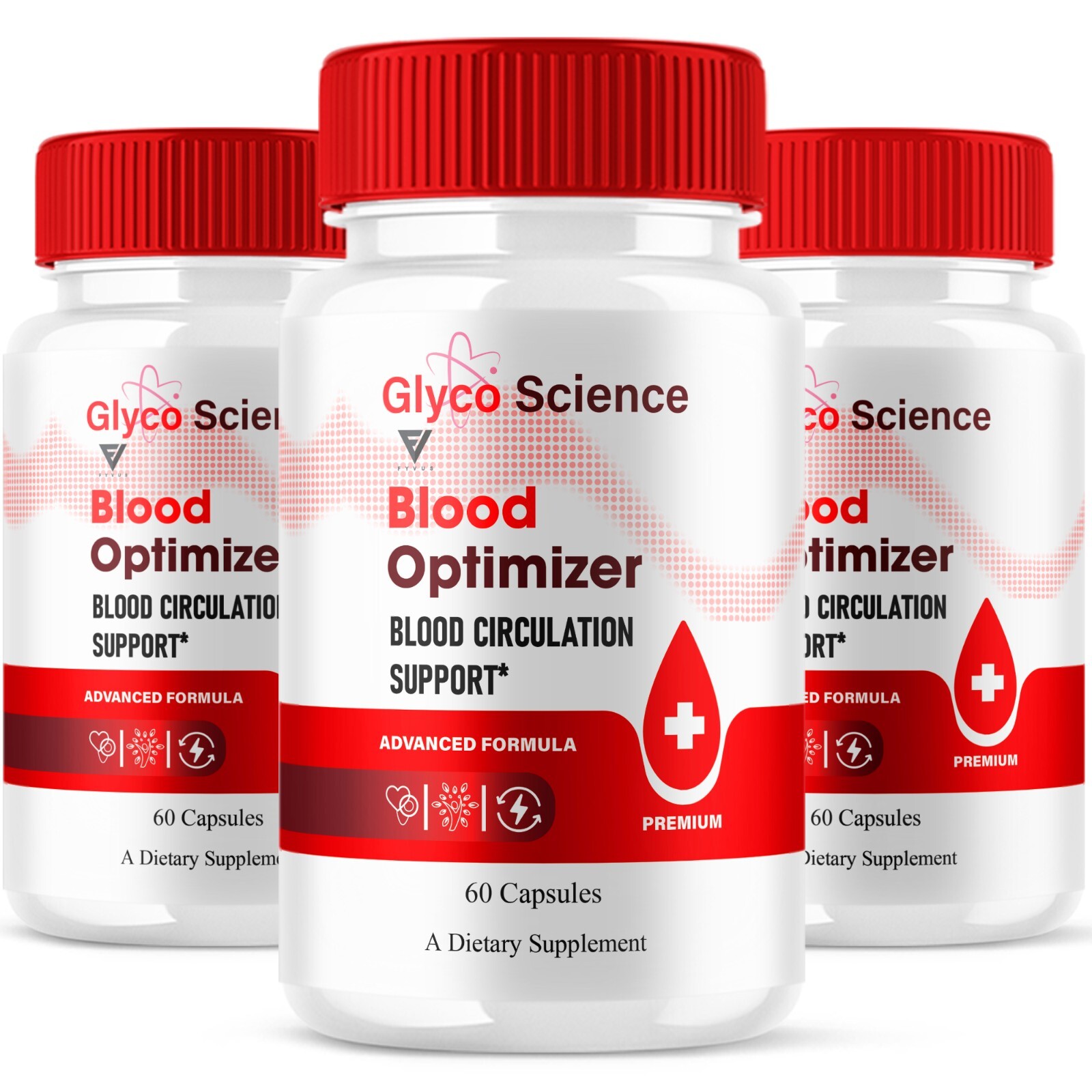 (3 Pack) Glyco Science Advanced Glycogen, GlycoScience Formula (180 Capsules)