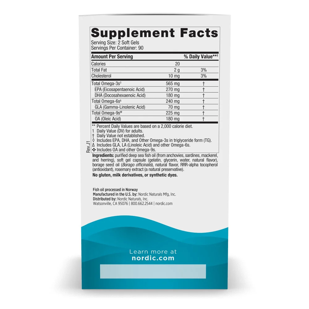 Nordic Naturals Complete Omega Lemon – Support Healthy Skin, Joints & Cognition