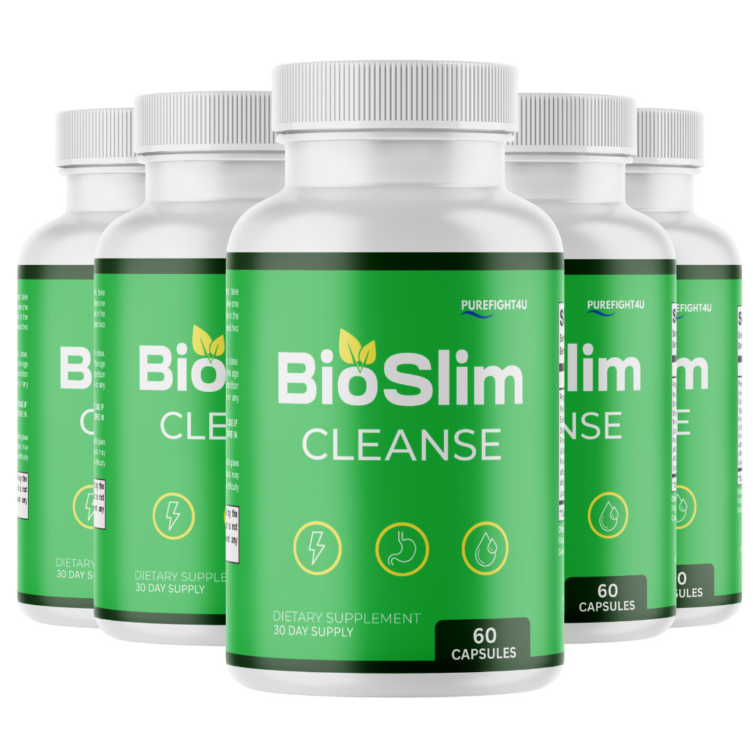 Bio Slim Cleanse Advanced Defense Formula Dietary Supplement – 5 Bottles