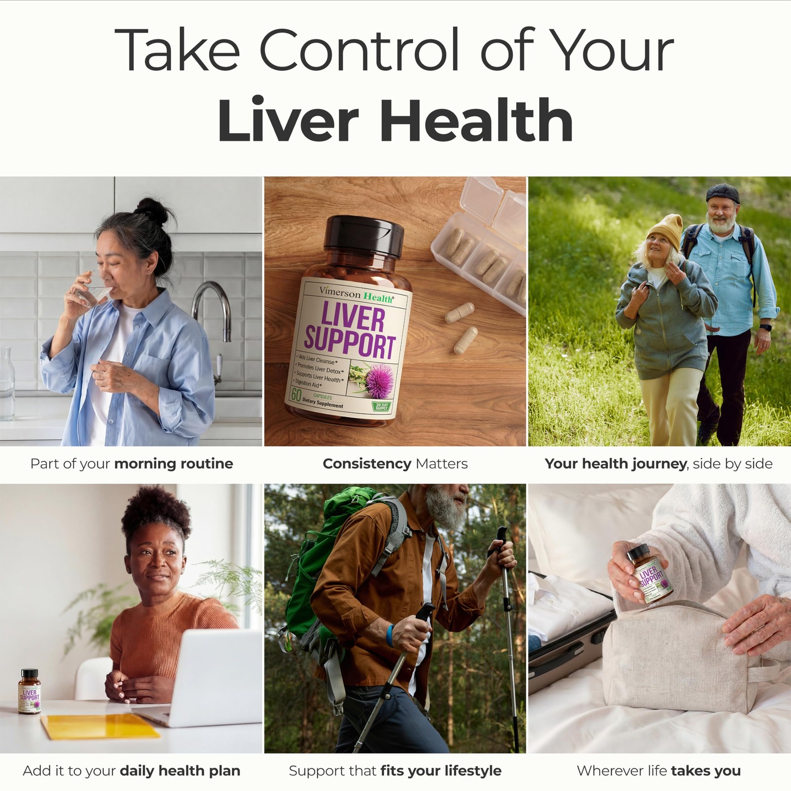 Liver Cleanse Detox & Repair – Support Supplement 60 Count (Pack of 1)
