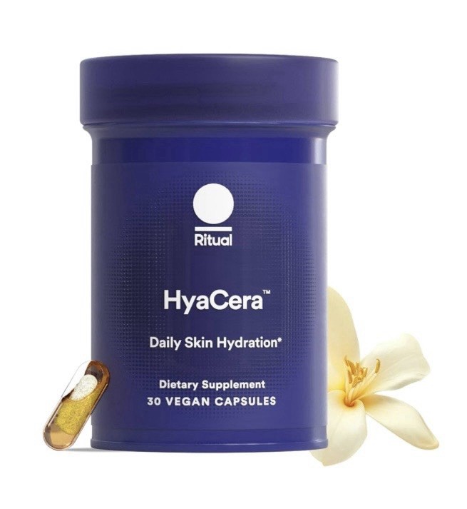 Ritual HyaCera – Daily Skin Hydration Supplement – 30 Vanilla Capsules