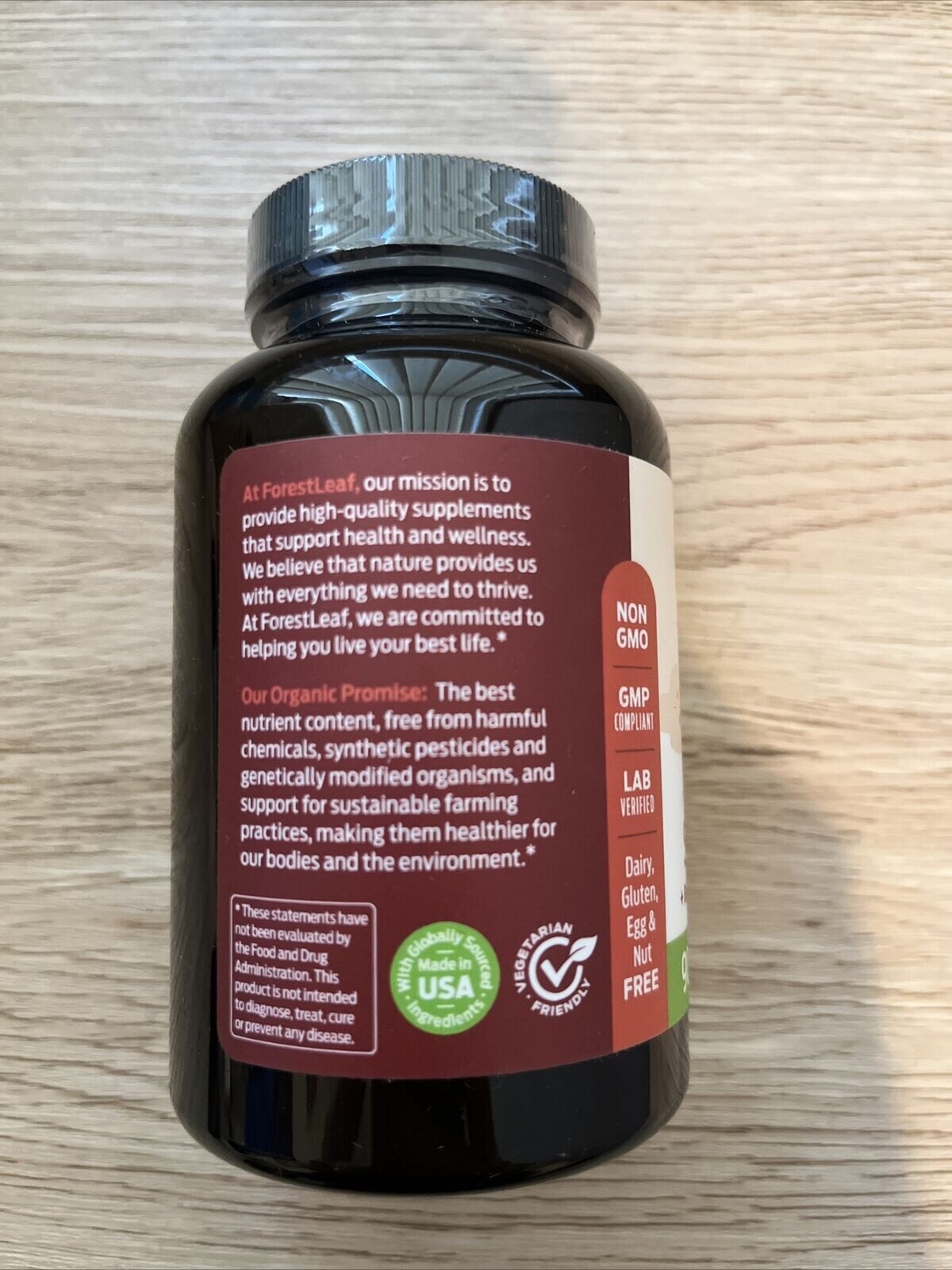 Organic Irish Sea Moss w Bladderwrack, Burdock Root 90 Caps-3 per serv EXP 12/26