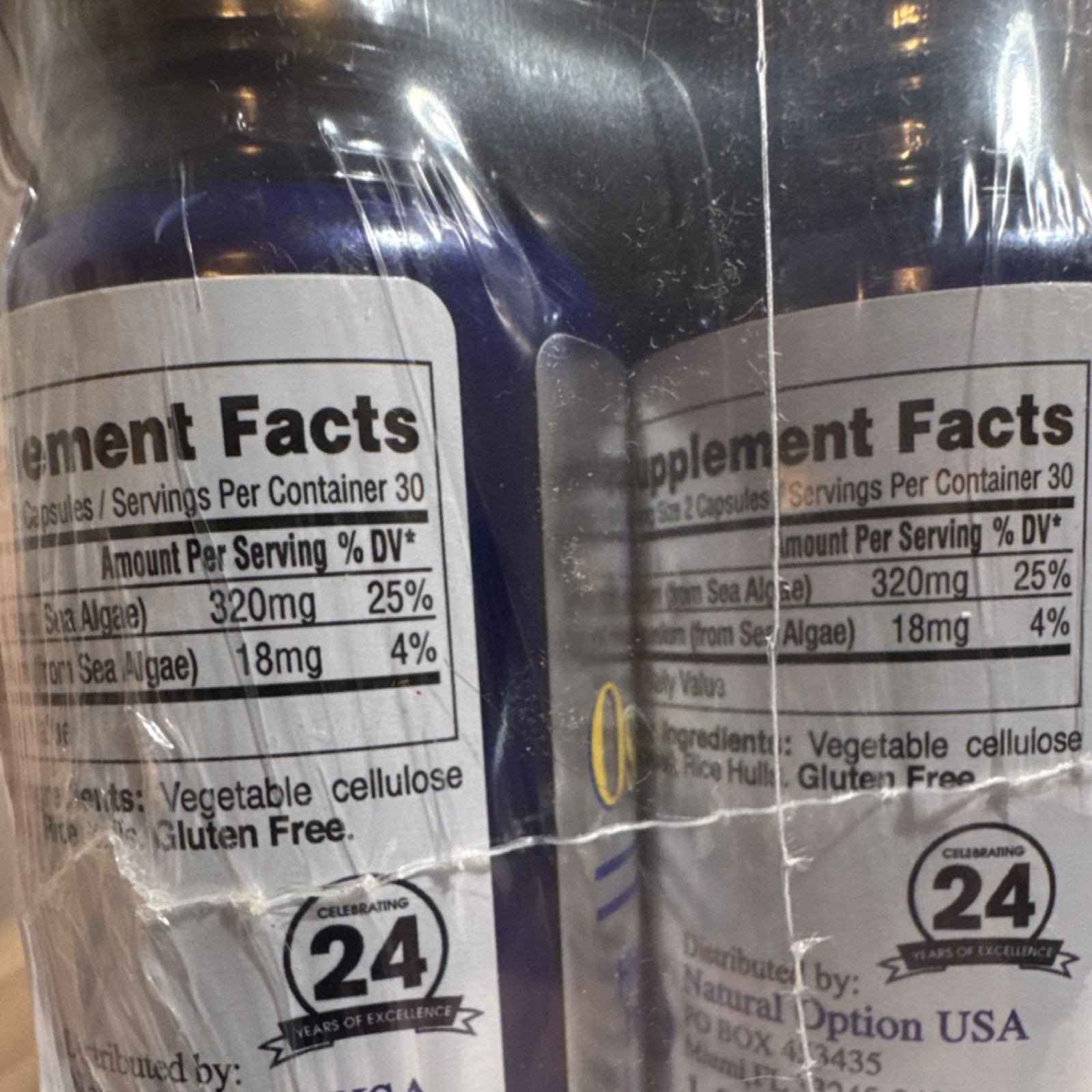 Natural Option USA Osteo D3 & OsteOrganiCAL Calcium 12-Pack, Exp 01/27