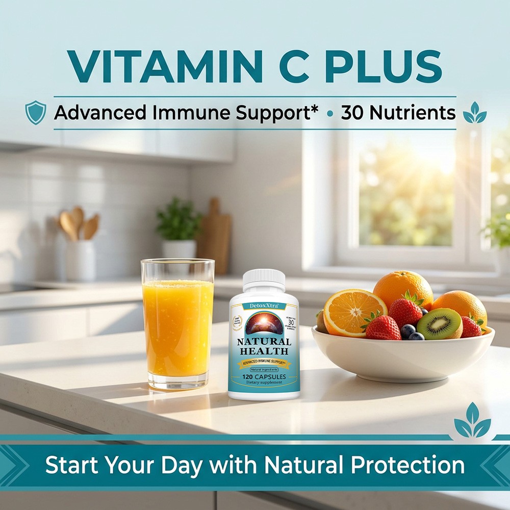 30-in-1 Immune Support Supplement-With Vitamin C, Zinc & Natural Herbal Extracts
