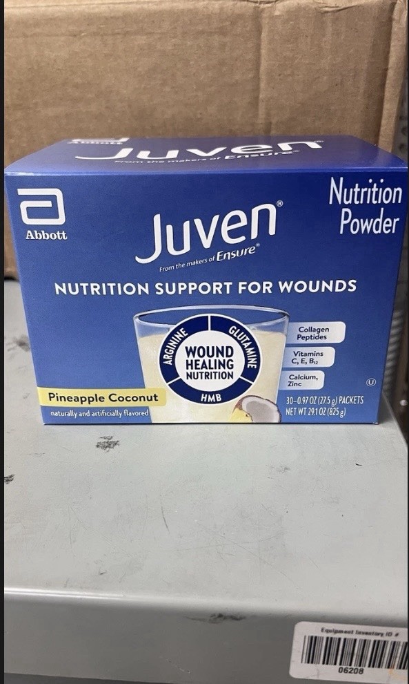 Abbott Juven Nutrition Powder Pineapple Coconut HMB Wound Healing 30 Packets