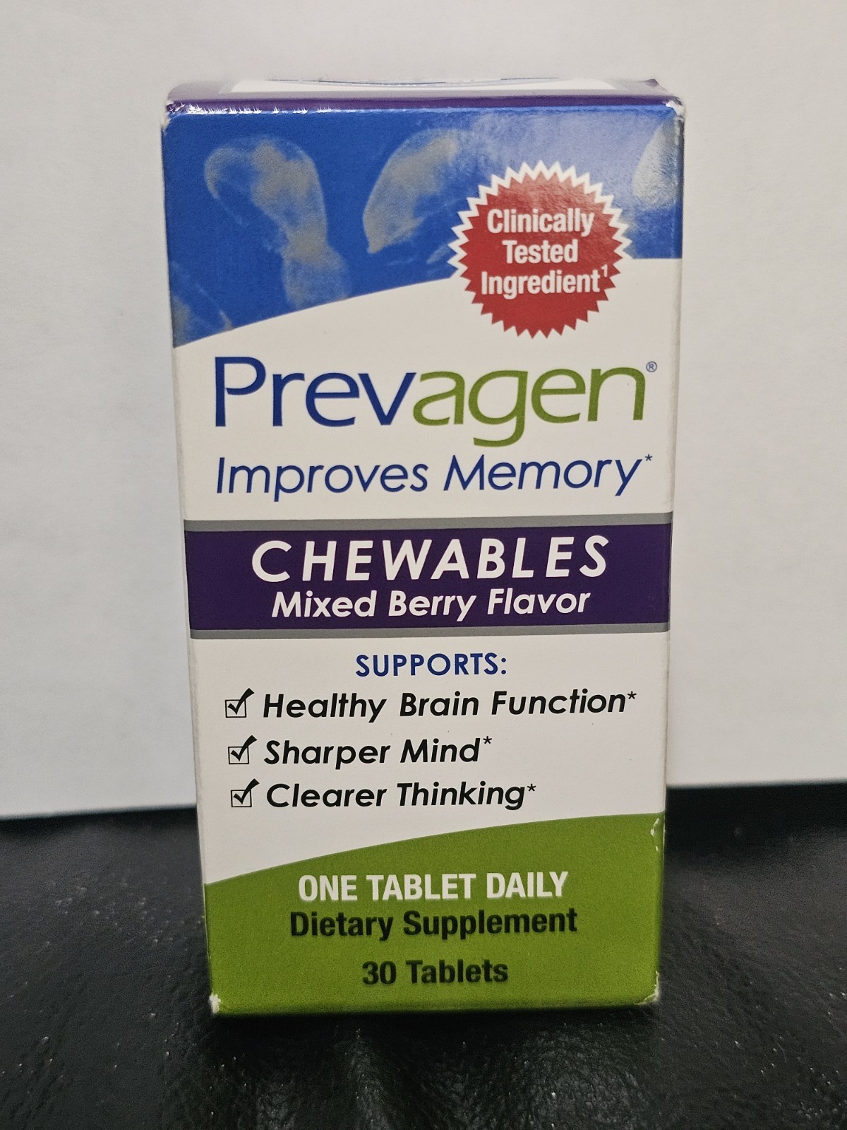 Prevagen Chewables Mixed Berry Brain Health Apoaequorin Supplement 30 Tablet NEW