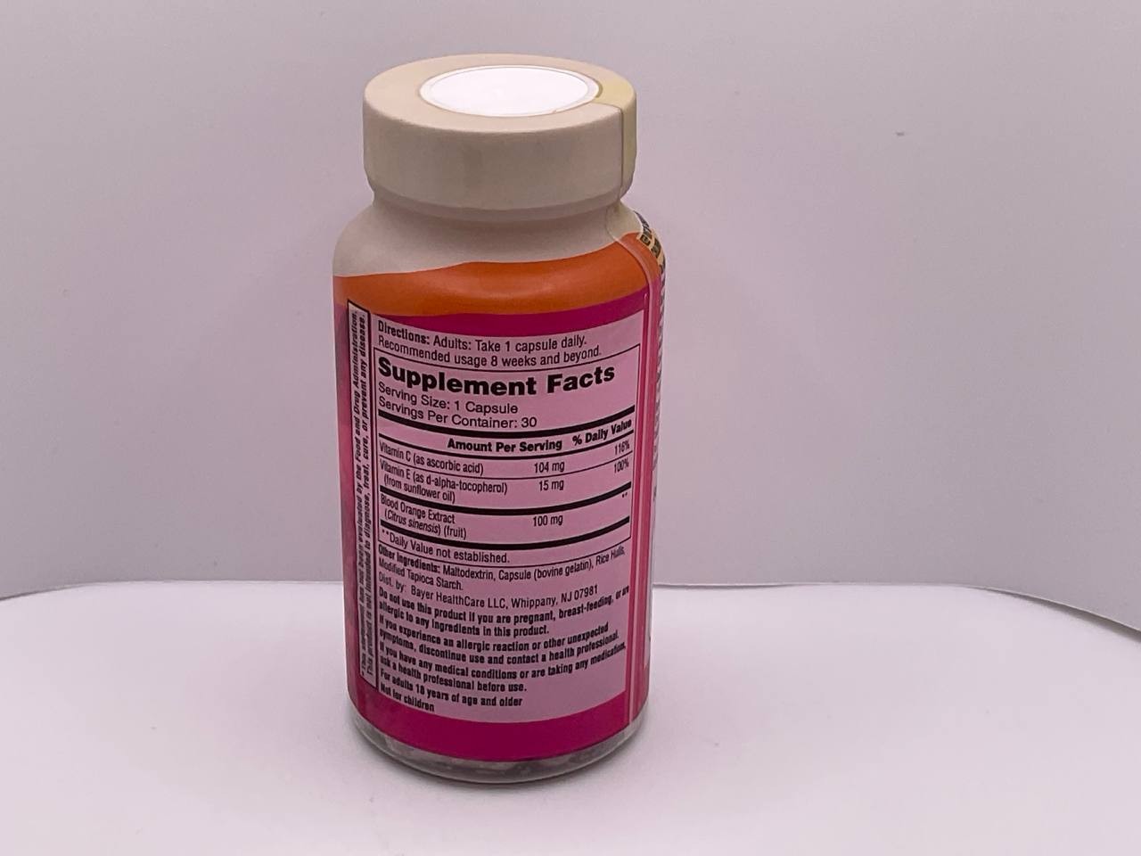 One A Day Skin Radiance Blood Orange Extract 30 Capsules Exp 2026/05 Sealed
