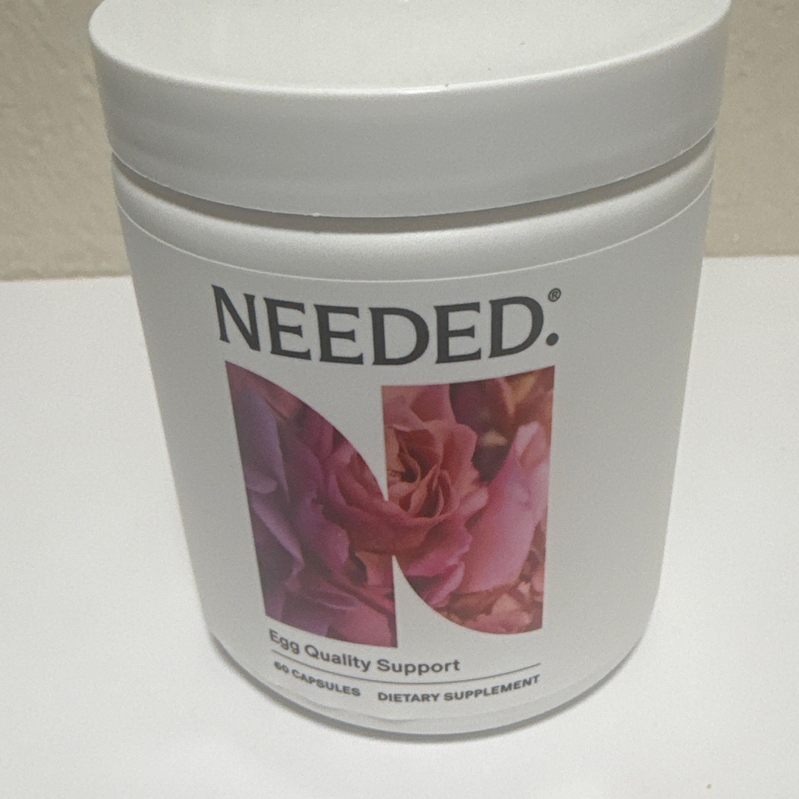 NEEDED Egg Quality Support 60 Vegan Capsules Exp 02/2028