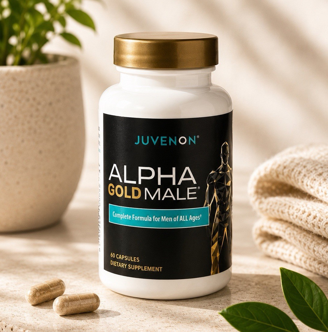 Juvenon Alpha Gold Men’s Health Dietary Supplement Capsules 60 Count