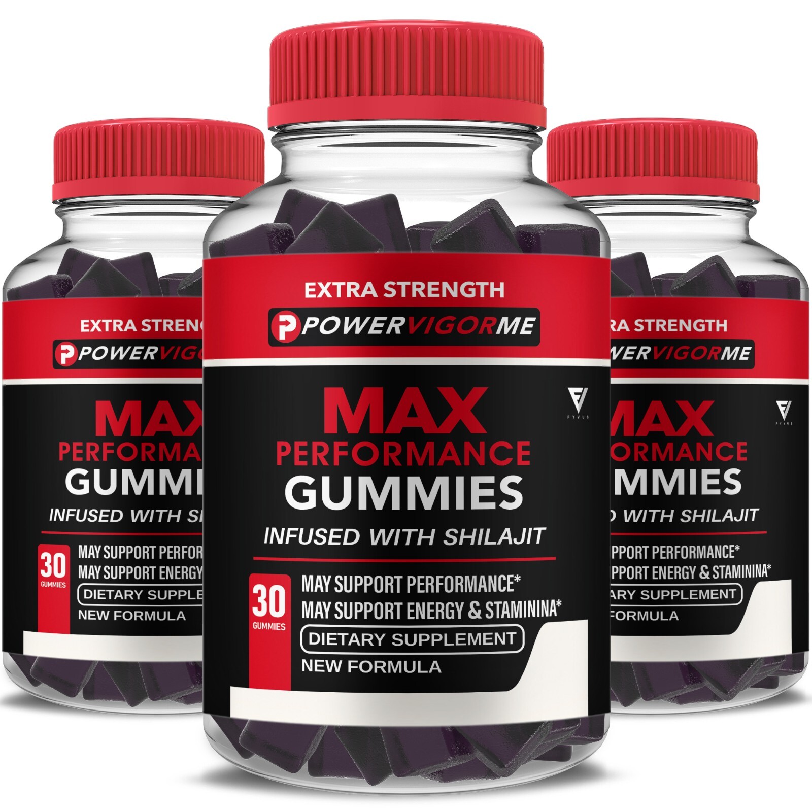 (3 Pack) Power Vigor Me Gummies PowerVigor Me Performance Gummy (3 Month Supply)