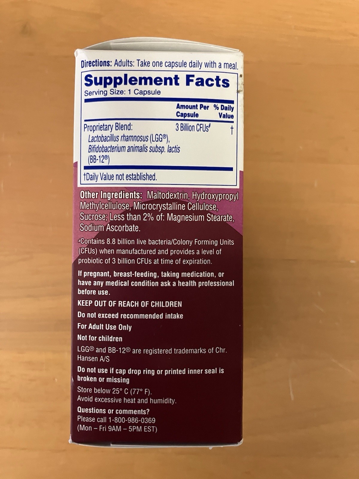 Philips Colon Health Daily Probiotic Capsules 4-in-1 Symptom Defense, 60 Count