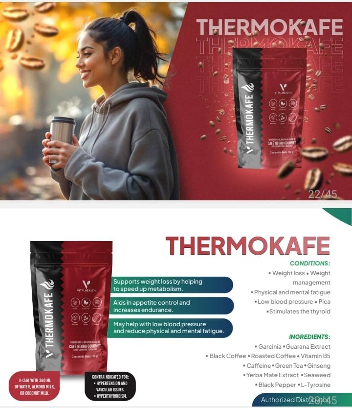 V-THERMOKAFE by VitalHealth Gourmet Dietary Supplement) 5/2027