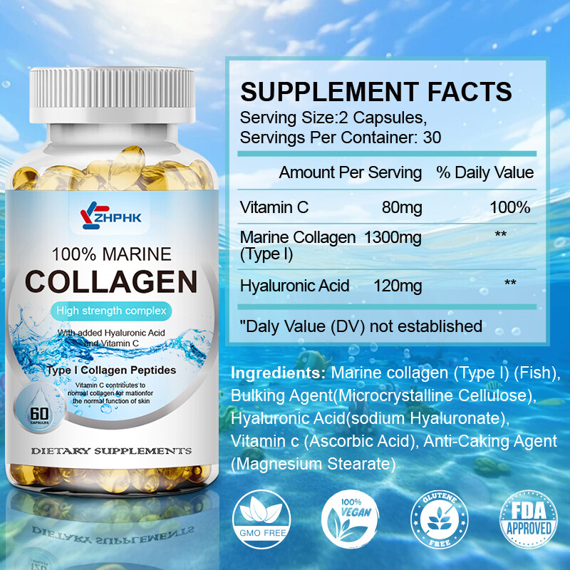 Marine Collagen Protein Healthier Skin Sleep Better Anti-aging Buy 2 Get 1 Free