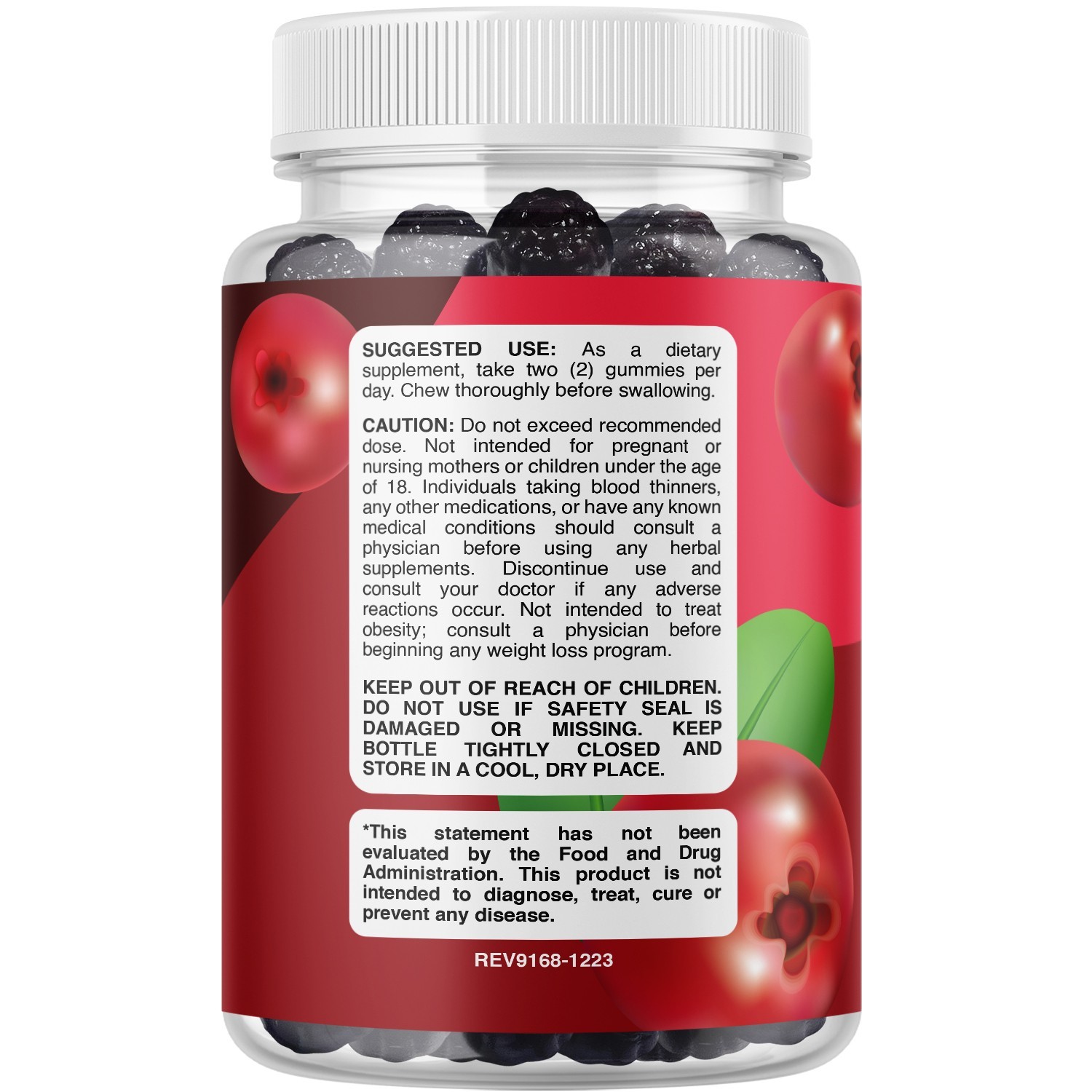 Extra Strength Cranberry Gummies for Women – Delicious Potent Supplement