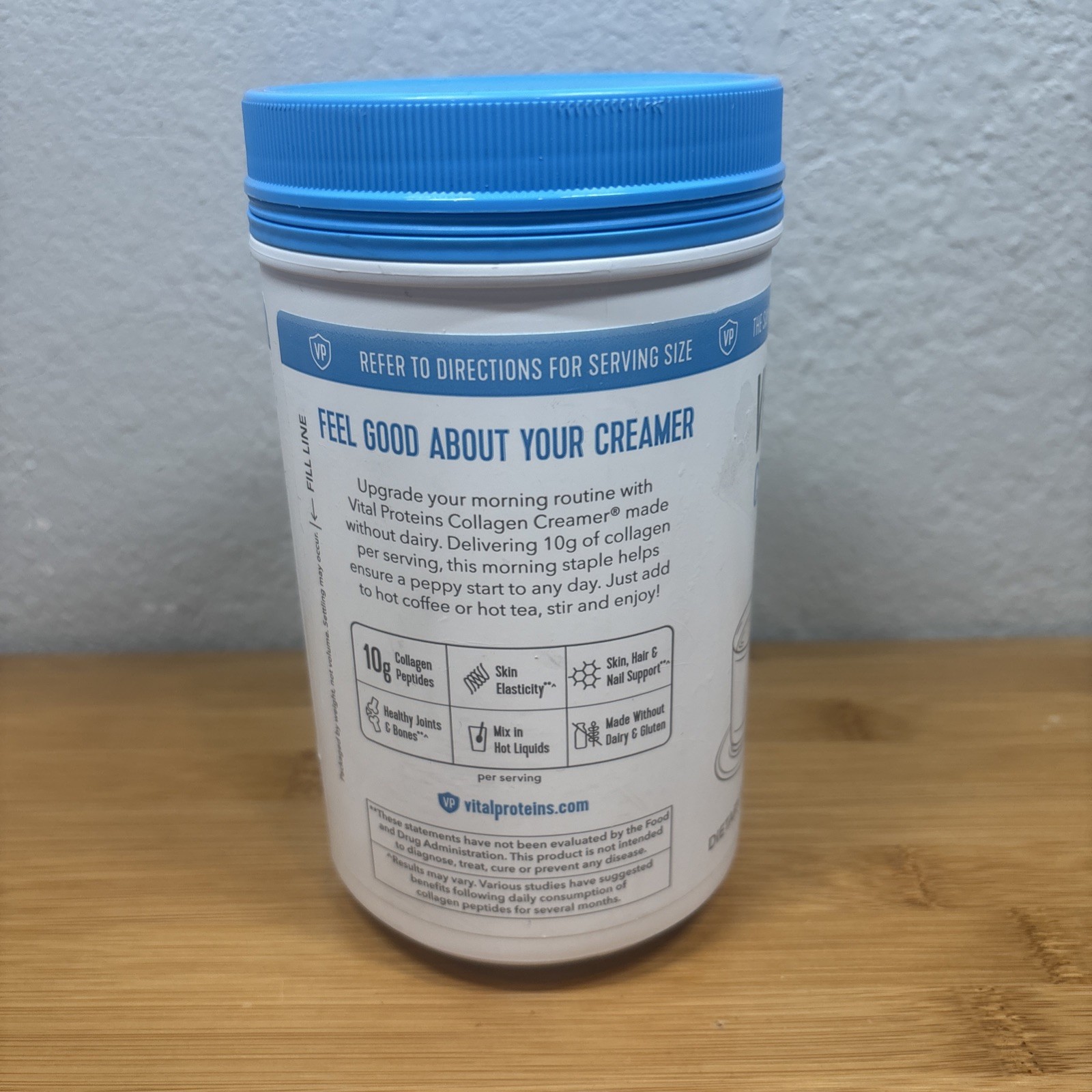 Vital Proteins Collagen Creamer Original Powder 10.3oz Non-GMO DF GF 4/7/27