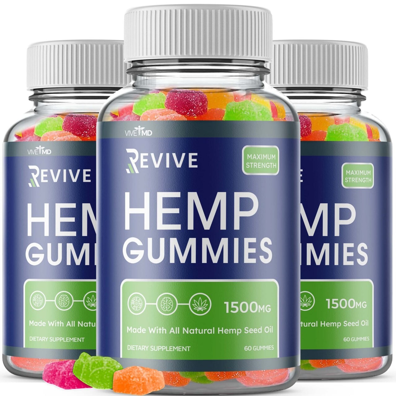 Revive Gummies with Advanced Formula Organic Extract – Official Formula (3 pack)