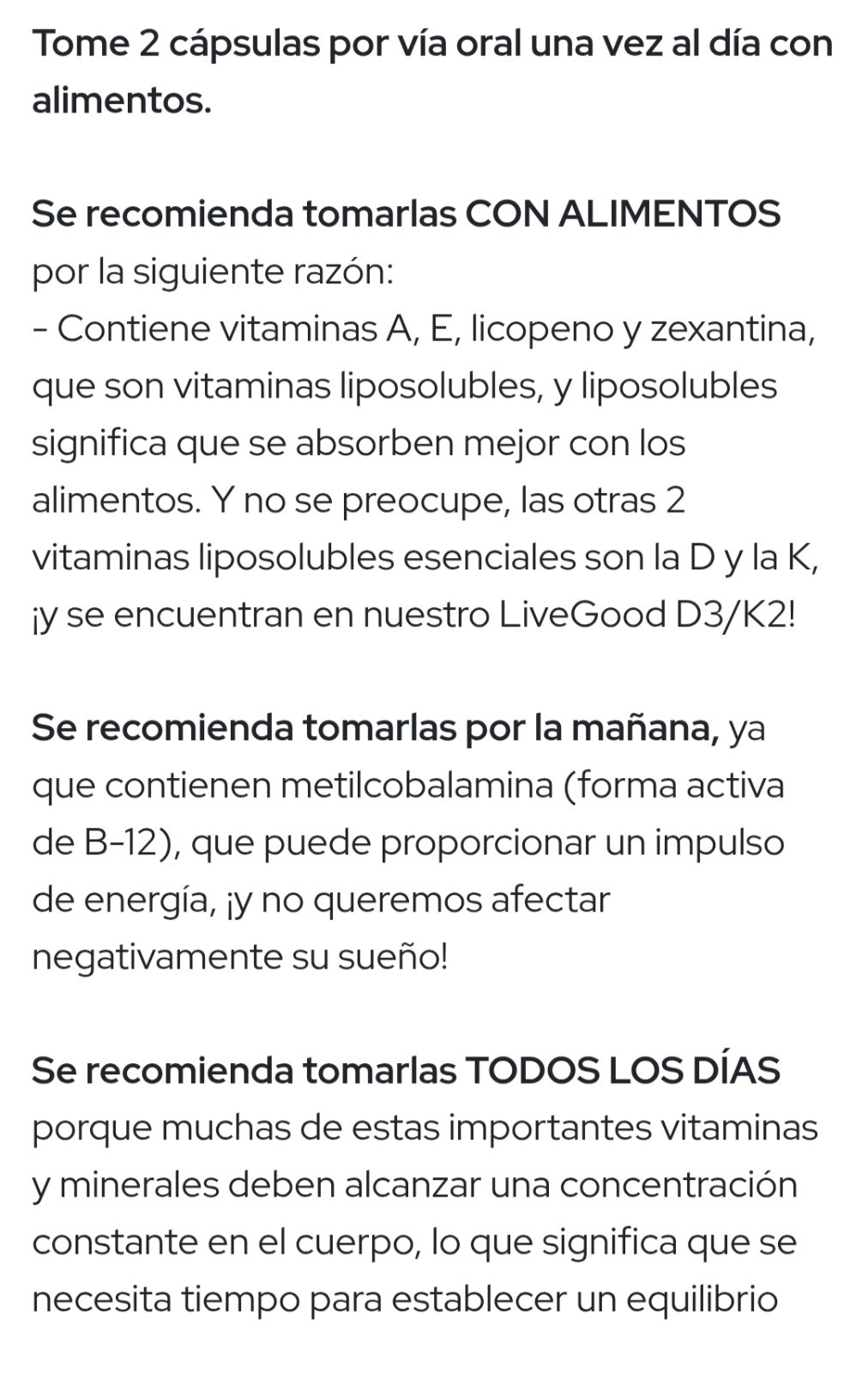 LiveGood Bio-Active Complete Multi-Vitamin for Women with Iron 60 Caps