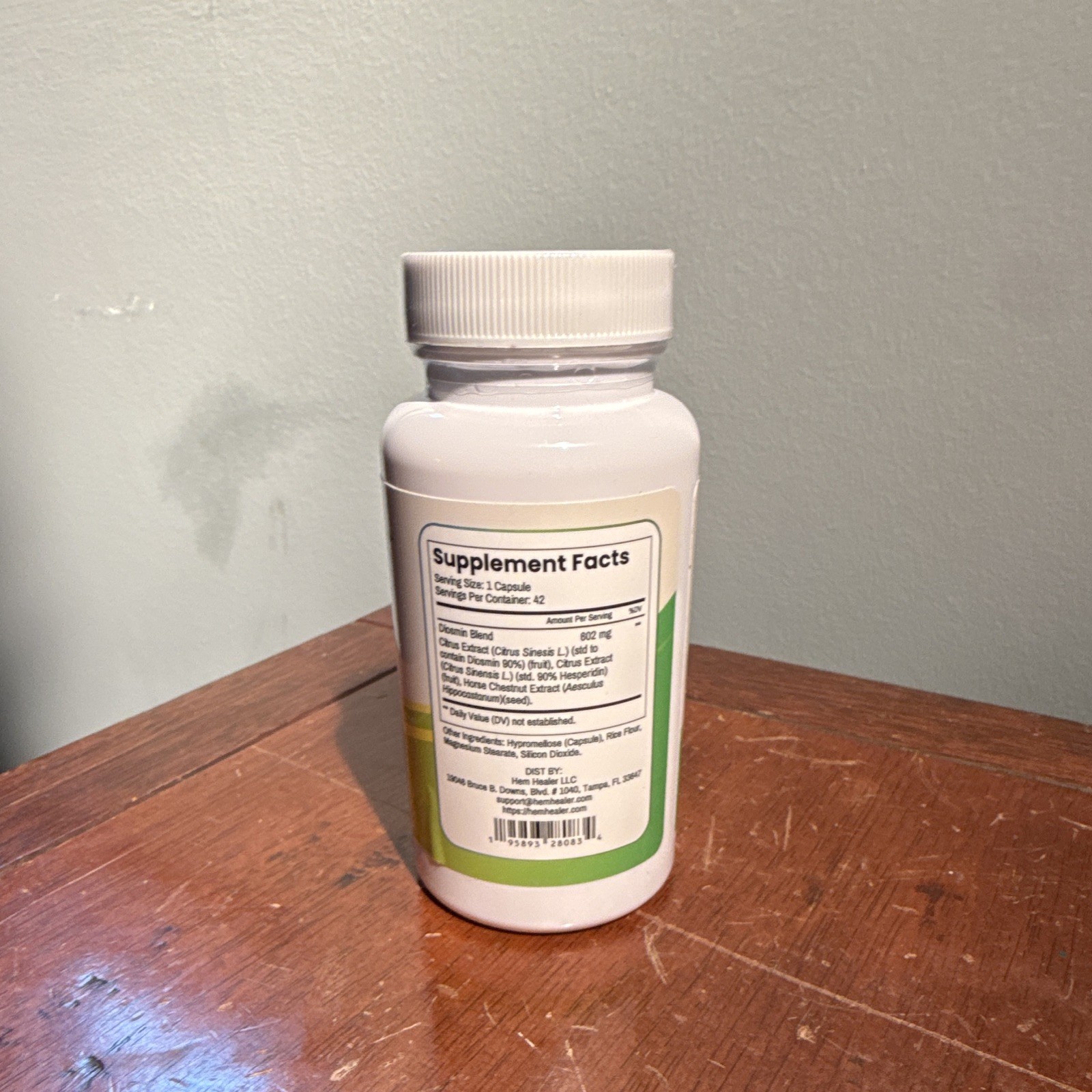 Hem Hero Blood & Circulatory Health Capsules 400mg 42 Ct Vegan