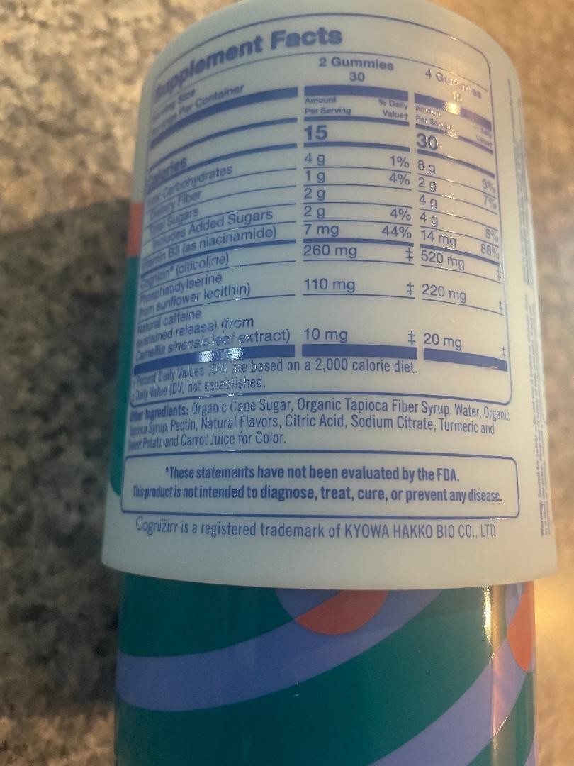 First Day~Women Daily Focus Brain Support~60 Ct Gummies ~NEW~Exp 08/2026