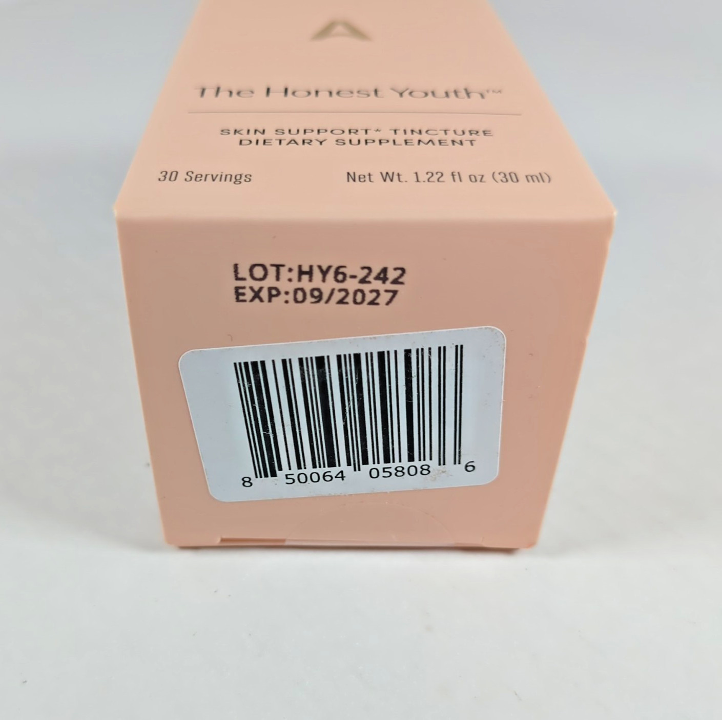 Apothekary The Honest Youth Skin Support Tincture 1.22 oz, 30 Servings, Exp 9/27