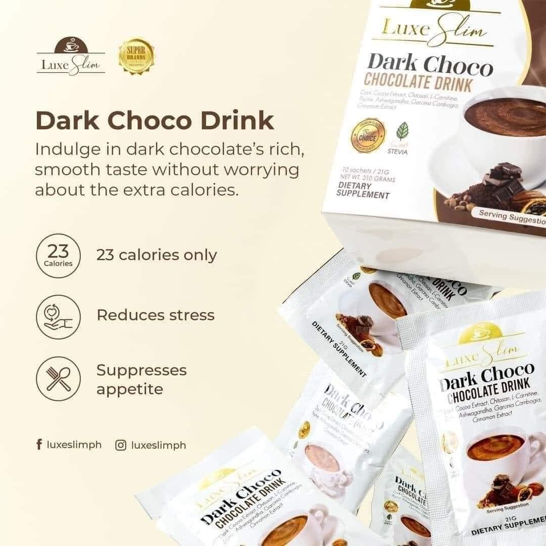 Luxe Slim Dark Choco, 10 SACHETS