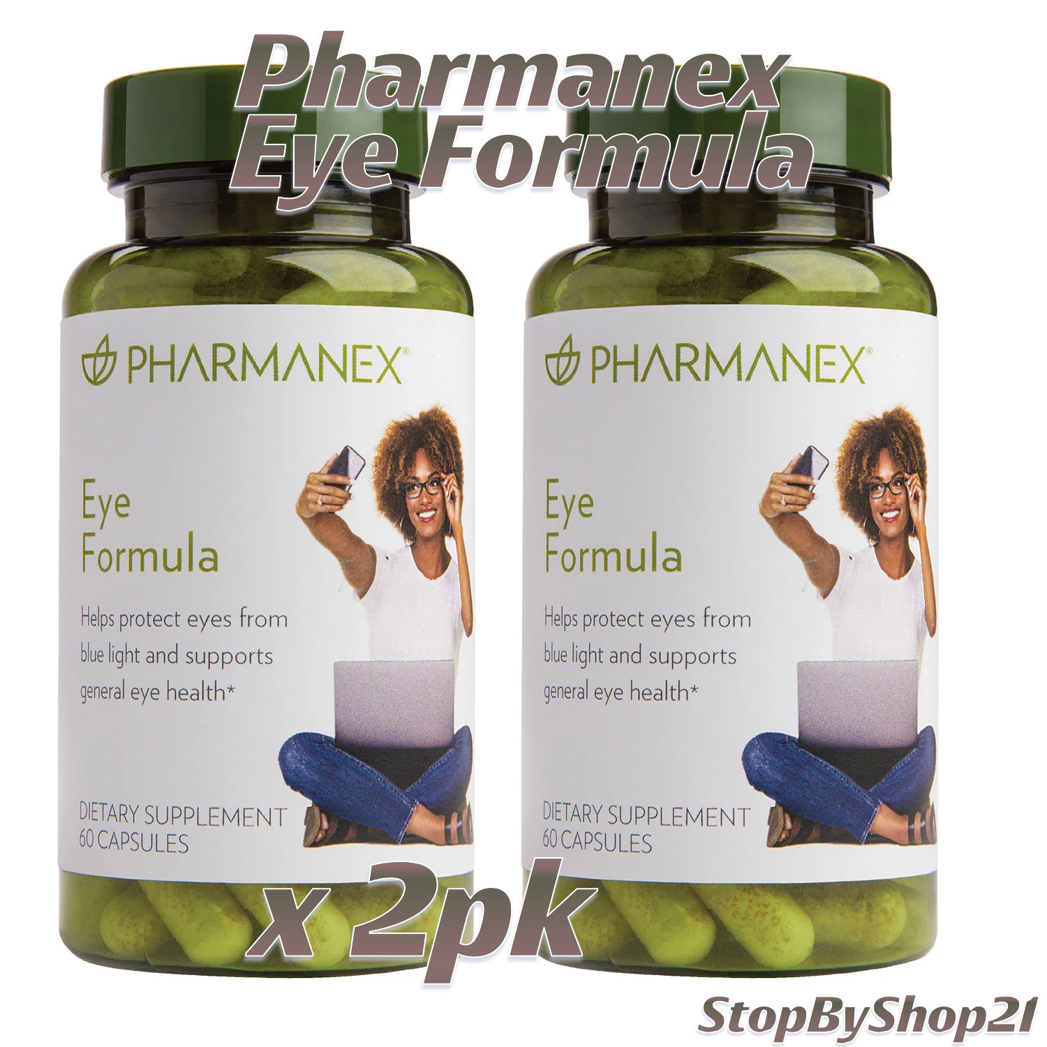 [2pk] Nu Skin Pharmanex Eye Formula Exp 07/27 Help protect eyes from blue light